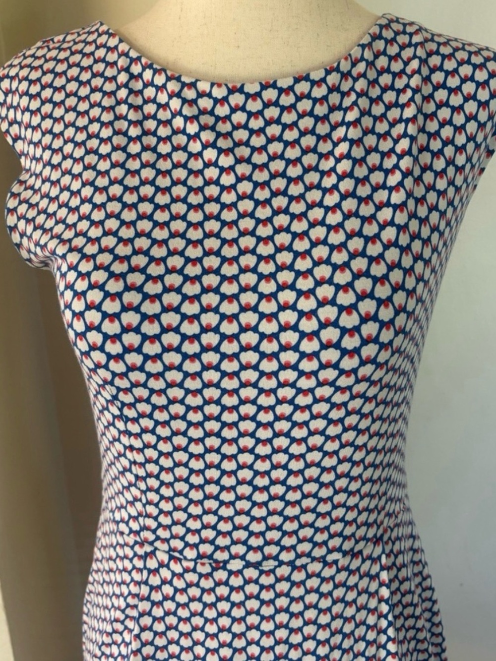 Biden Marina Cyan Midi Dress